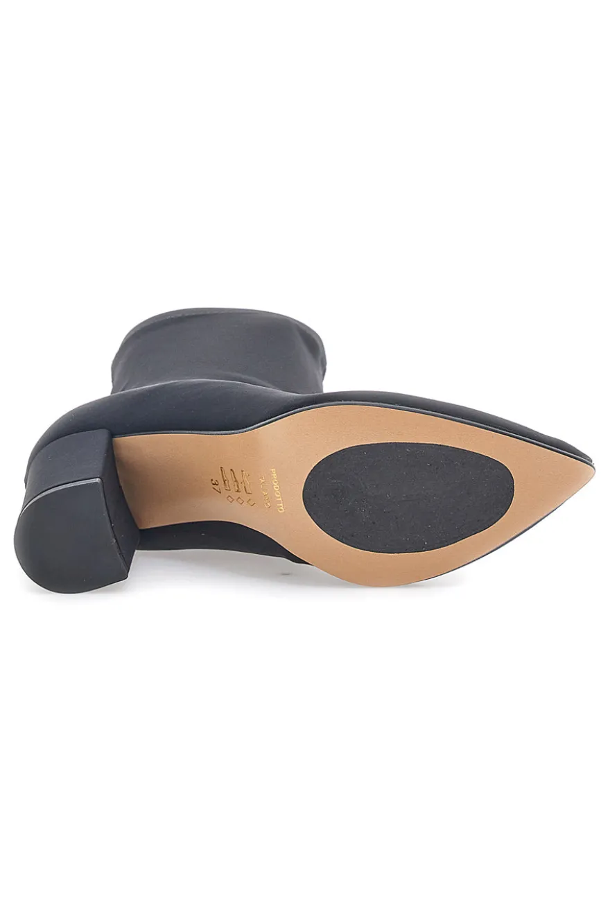 Pittarello 2636 Schwarze Sockenstiefeletten für Damen