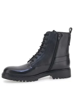 Pittarello 23746 Schwarze Stiefeletten mit seitlichem Reißverschluss und Memory Foam