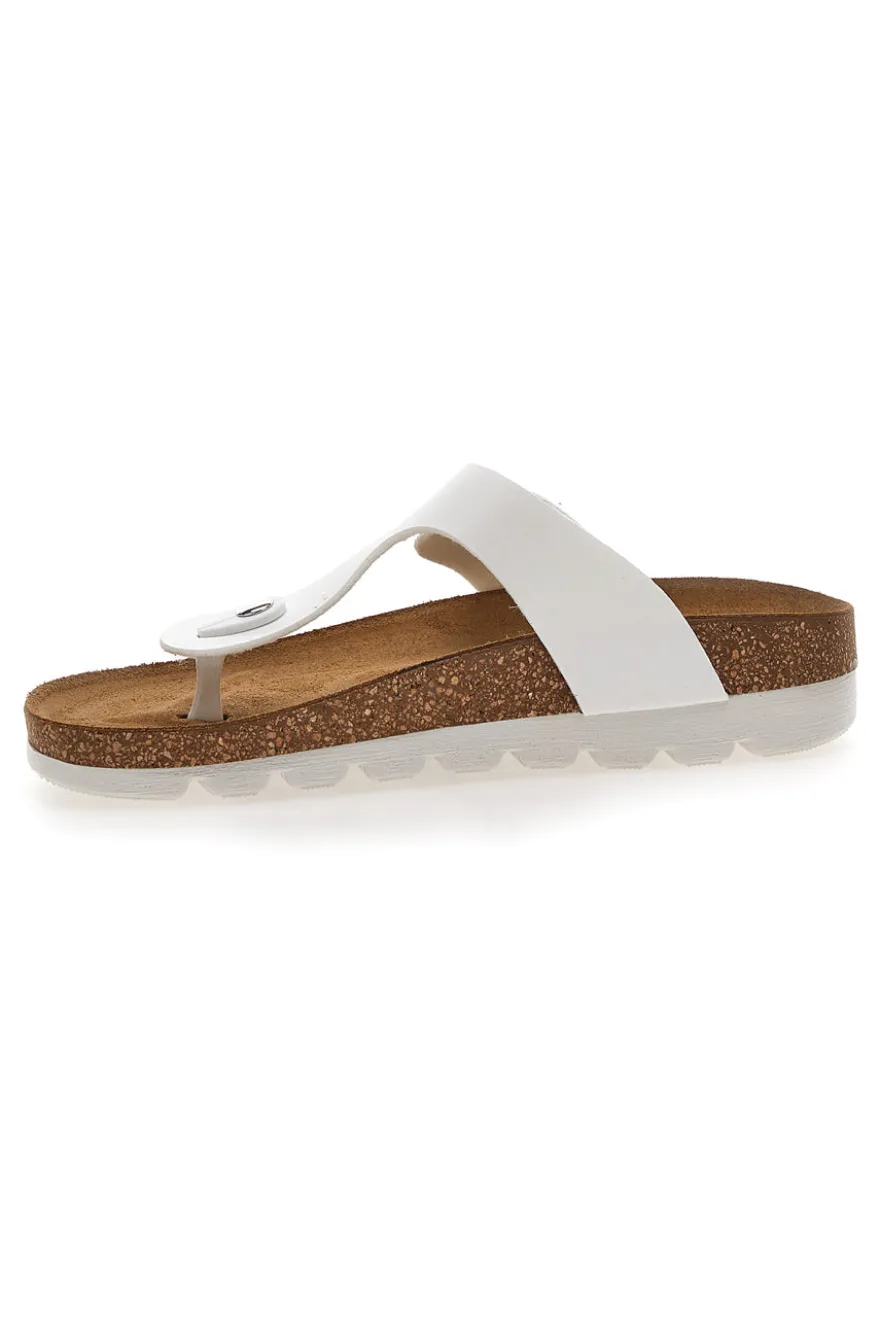 Pittarello Bio Weiße Flip-Flops-Hausschuhe 3352177