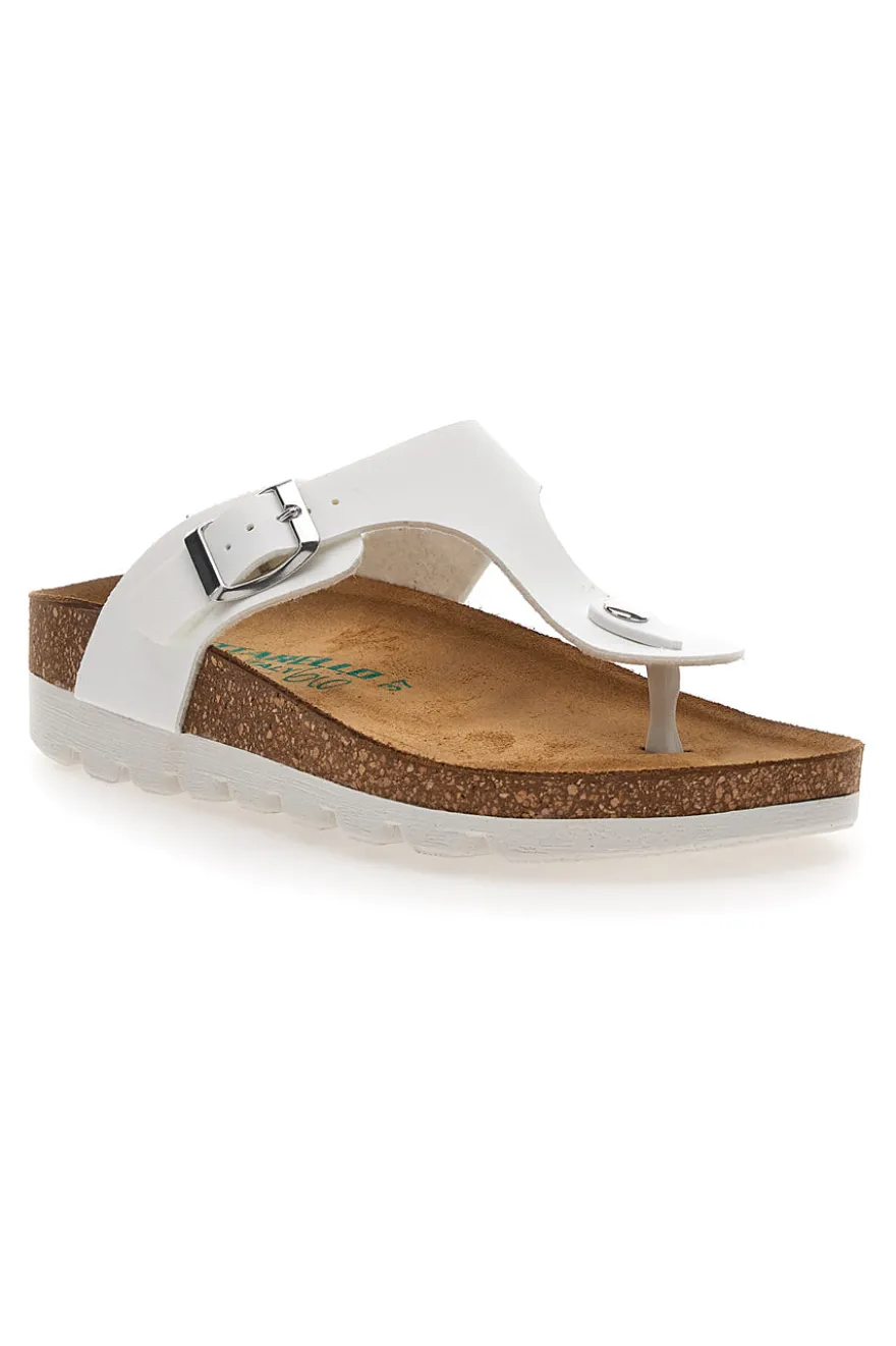 Pittarello Bio Weiße Flip-Flops-Hausschuhe 3352177