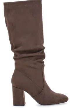 Pittarello Capsule BT2140004 Braune Kniehohe Stiefel mit Absatz und weichem Schaft