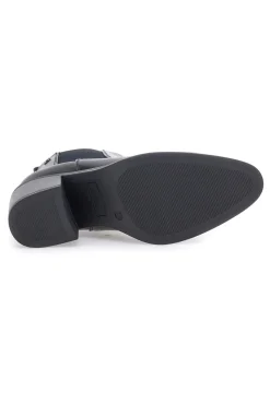 Pittarello Capsule BT24186001 Schwarze Chelsea-Stiefeletten mit Absatz