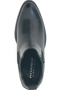 Pittarello Capsule BT24186001 Schwarze Chelsea-Stiefeletten mit Absatz