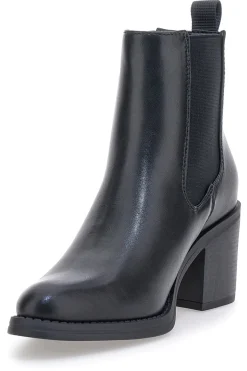 Pittarello Capsule BT24186001 Schwarze Chelsea-Stiefeletten mit Absatz