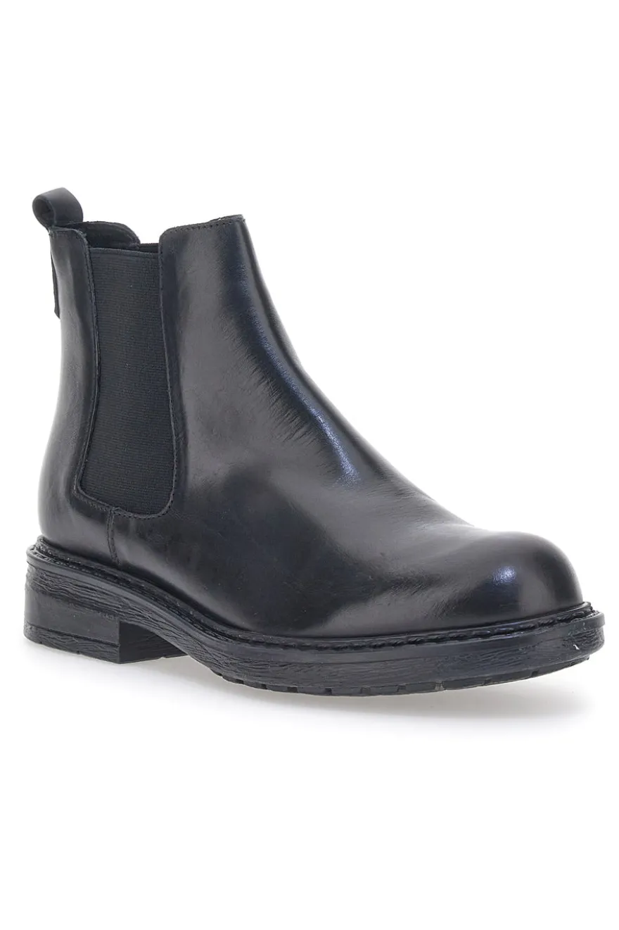 Pittarello Chelsea-Stiefel aus echtem Leder 1514853 Schwarz