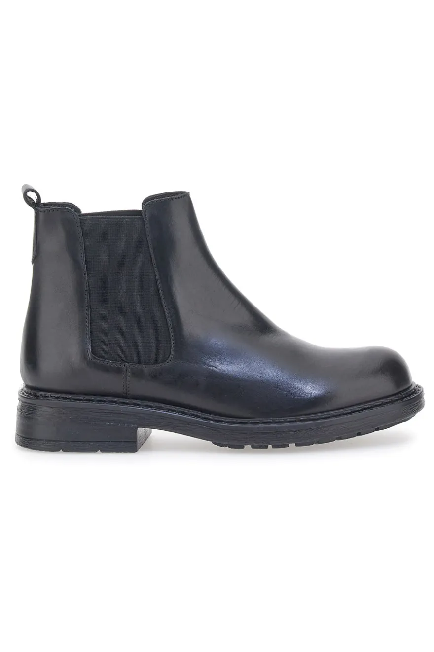 Pittarello Chelsea-Stiefel aus echtem Leder 1514853 Schwarz