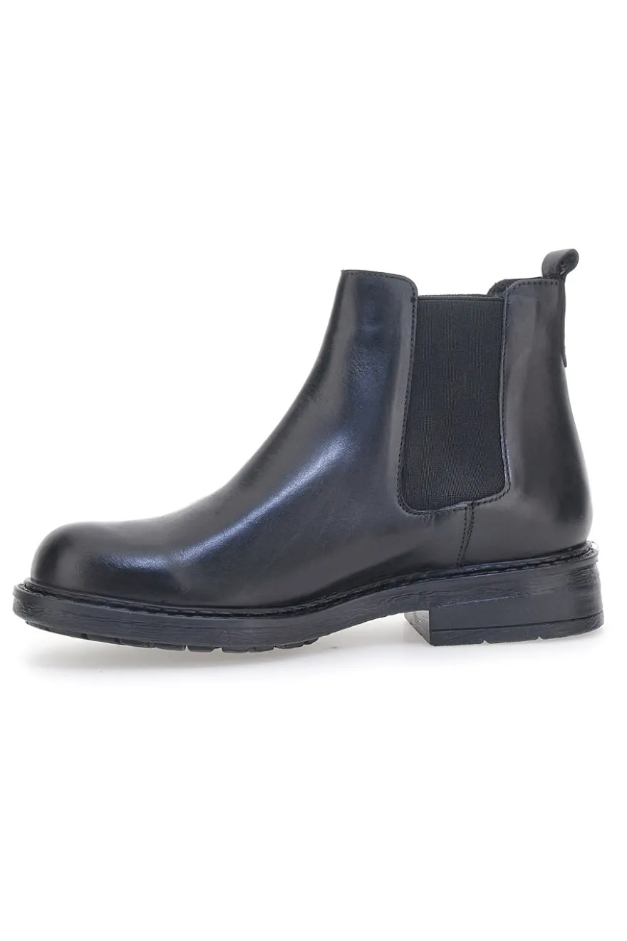 Pittarello Chelsea-Stiefel aus echtem Leder 1514853 Schwarz