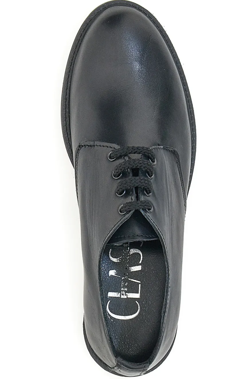 Pittarello Class 076 Schnürschuhe aus schwarzem Echtleder