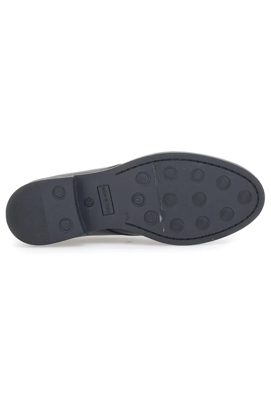 Pittarello Class 076 Schnürschuhe aus schwarzem Echtleder