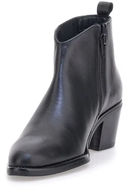 Pittarello Class 865010 schwarze Stiefeletten mit mittelhohem Absatz