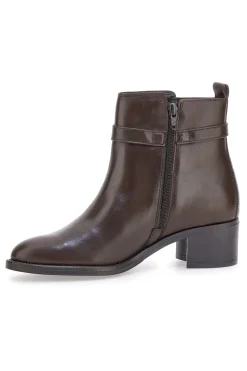Pittarello Class 852160 Stiefeletten aus braunem Leder mit niedrigem Absatz