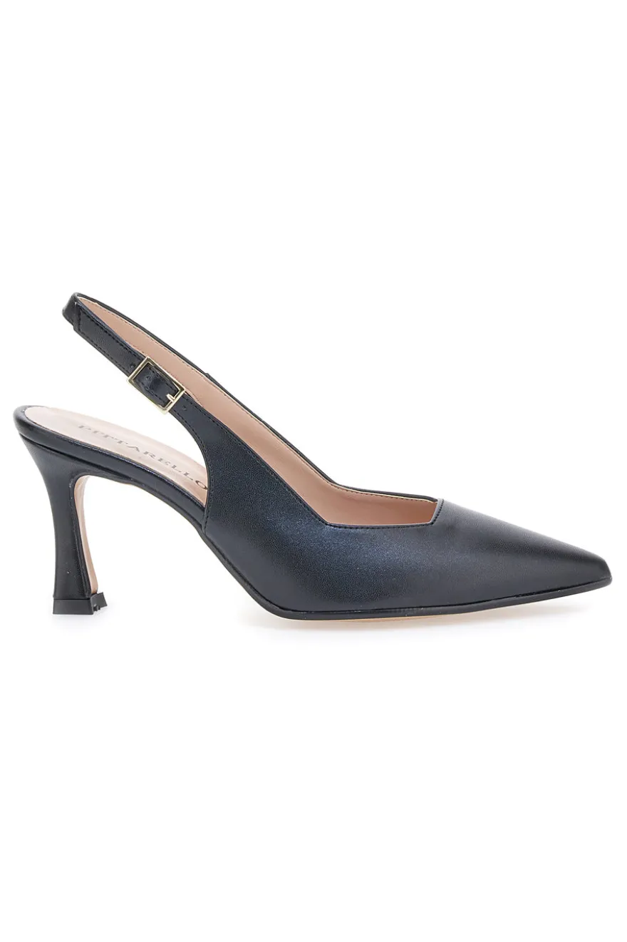 Pittarello Couture 148 Schwarze Slingback-Pumps
