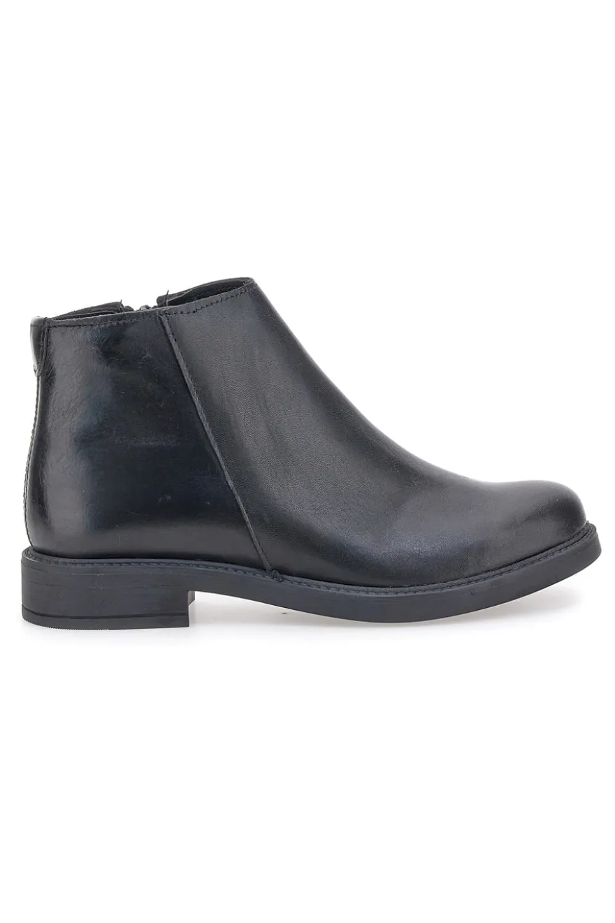 Pittarello Elite 99 – Stiefeletten aus schwarzem Leder mit seitlichem Reißverschluss