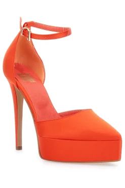 Pittarello Elite 611 Coral Satin Plateau Dekolleté