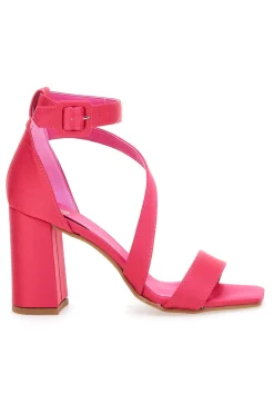 Pittarello Elite 2332 Fuchsia-Sandalen mit Absatz