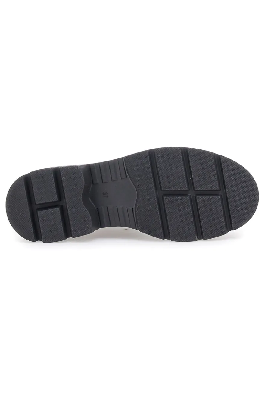 Pittarello FOCUS KI6062 schwarze Stiefeletten mit Schnallen und Profilsohle