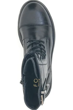 Pittarello FOCUS KI6062 schwarze Stiefeletten mit Schnallen und Profilsohle