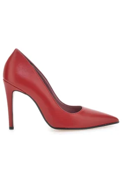 Pittarello Glam 6509 rote Pumps mit hohem Absatz und spitzer Spitze