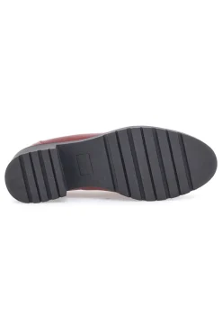 Pittarello Glam Roter Mokassin aus echtem Leder 85035