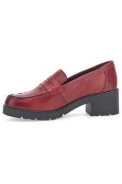 Pittarello Glam Roter Mokassin aus echtem Leder 85035