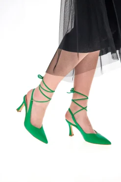 Pittarello Glam Schnürpumps 3218 Grün