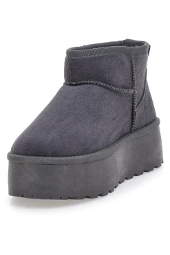 Pittarello Love PK1497B graue Stiefeletten mit Pelzfutter