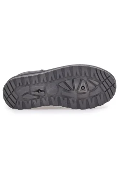 Pittarello Love PK1699D dunkelgraue Slipper-Stiefeletten mit Fellfutter