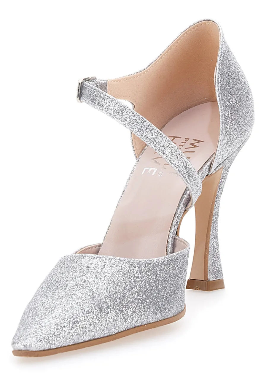 Pittarello Must-Have Silberglitter Dekolleté 4274