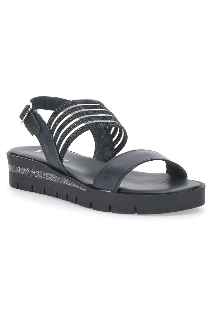 Pittarello Plateausandalen 6704370 Schwarz