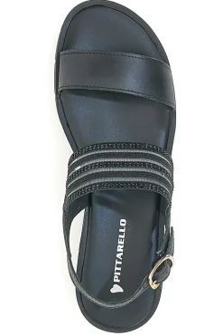 Pittarello Plateausandalen 6704370 Schwarz