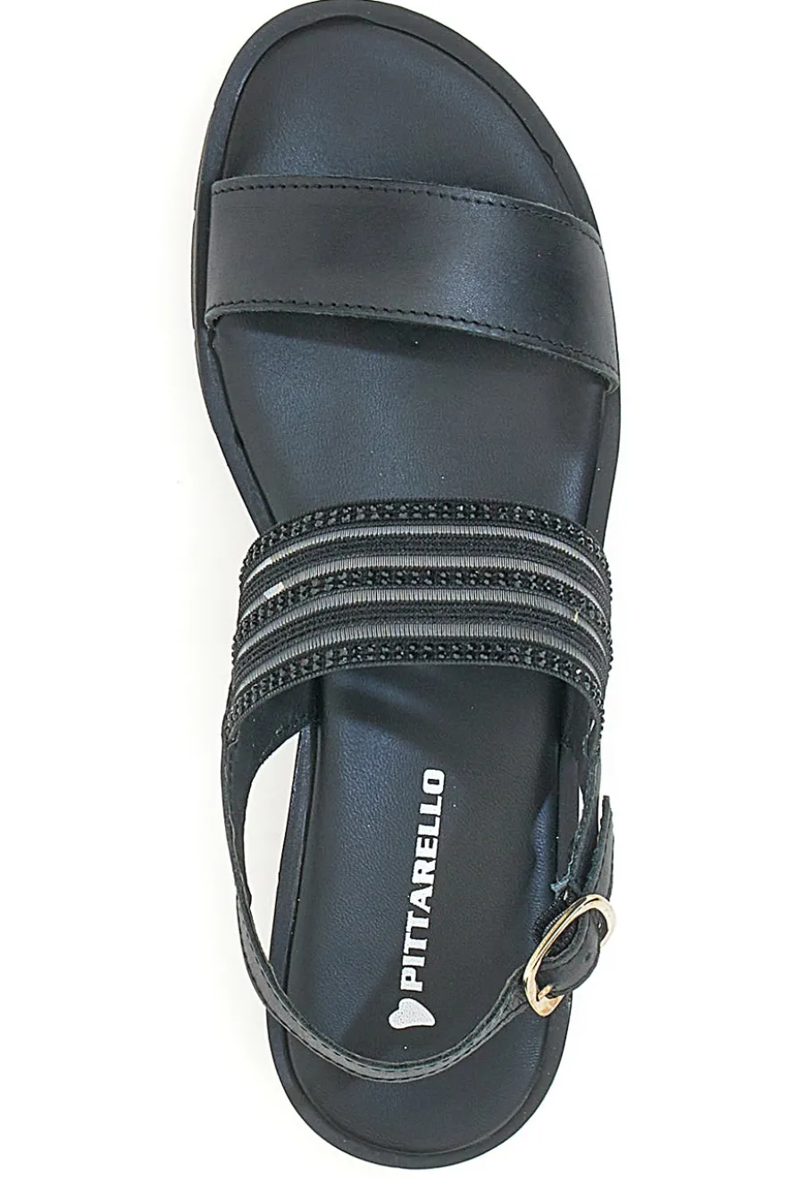 Pittarello Plateausandalen 6704370 Schwarz