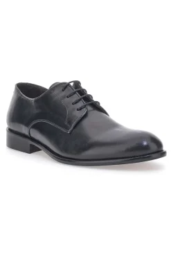 Pittarello Plus 734 Schnürschuhe aus schwarzem Echtleder