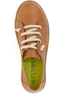Pittarello Tierra 30234 Schnürschuhe aus echtem Leder, Natur