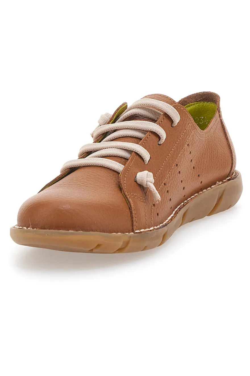 Pittarello Tierra 30234 Schnürschuhe aus echtem Leder, Natur