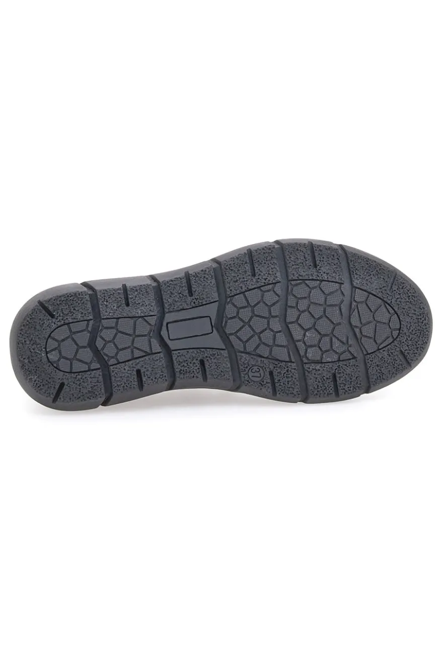 Pittarello Tierra 11613 schwarze Lederschuhe mit kontrastierenden Schnürsenkeln