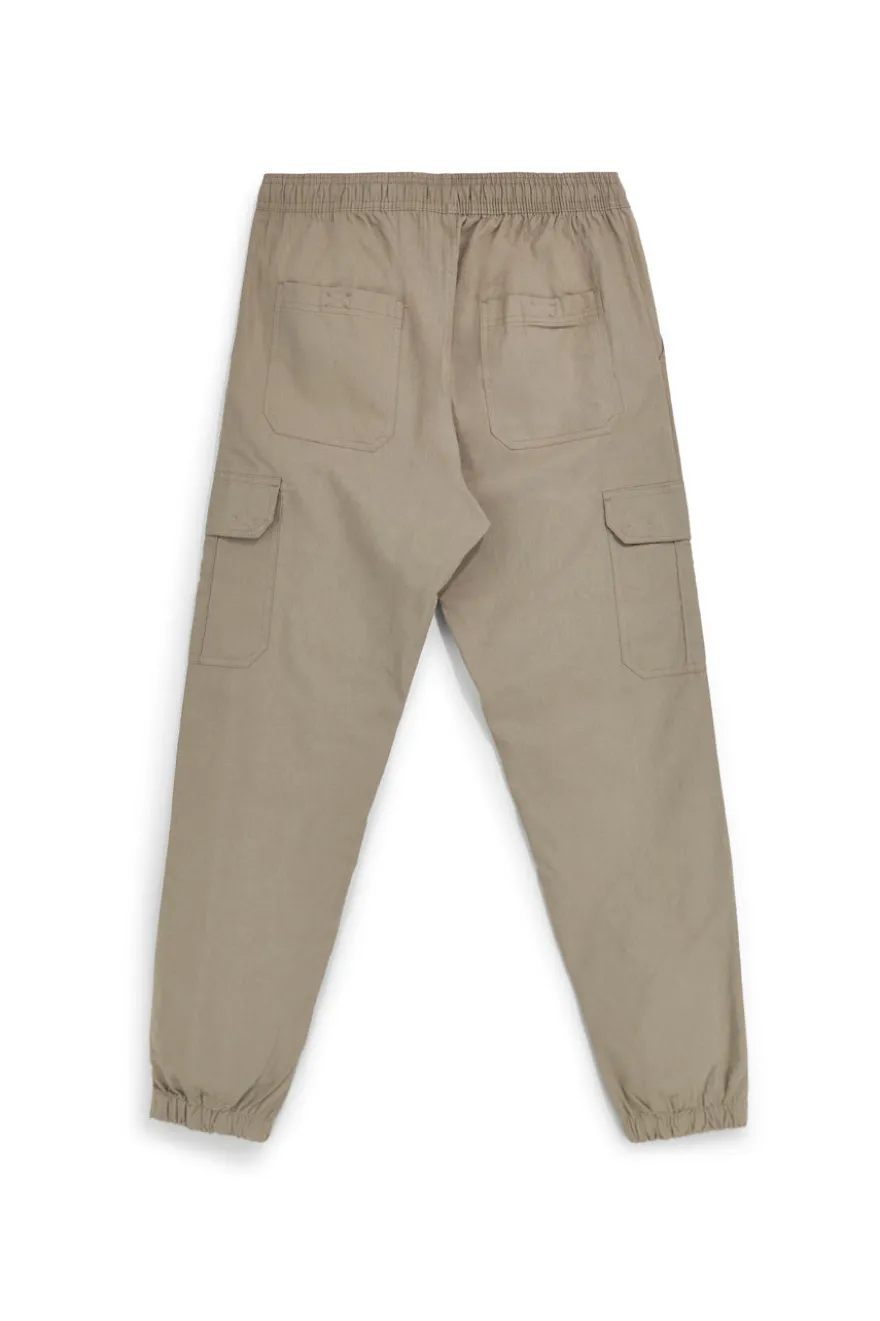 Pittarello Tierra Baumwolle beige Cargohose NBY7070