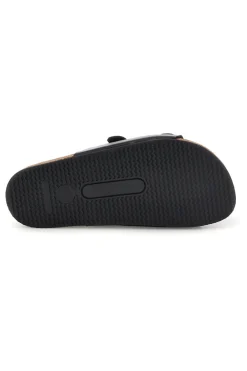 Pittarello Tierra doppelte schwarze Hausschuhe 335A20630SR
