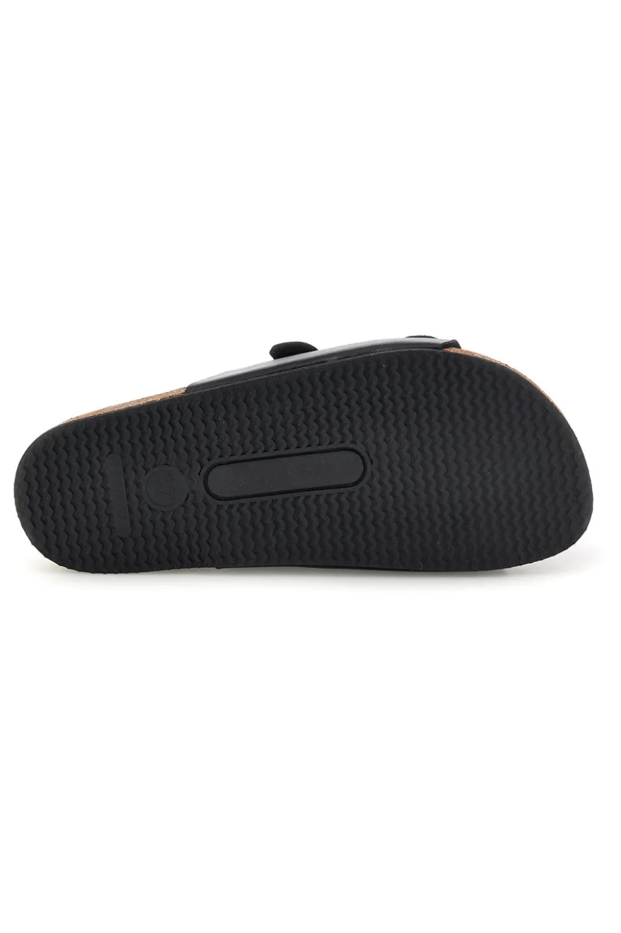 Pittarello Tierra doppelte schwarze Hausschuhe 335A20630SR