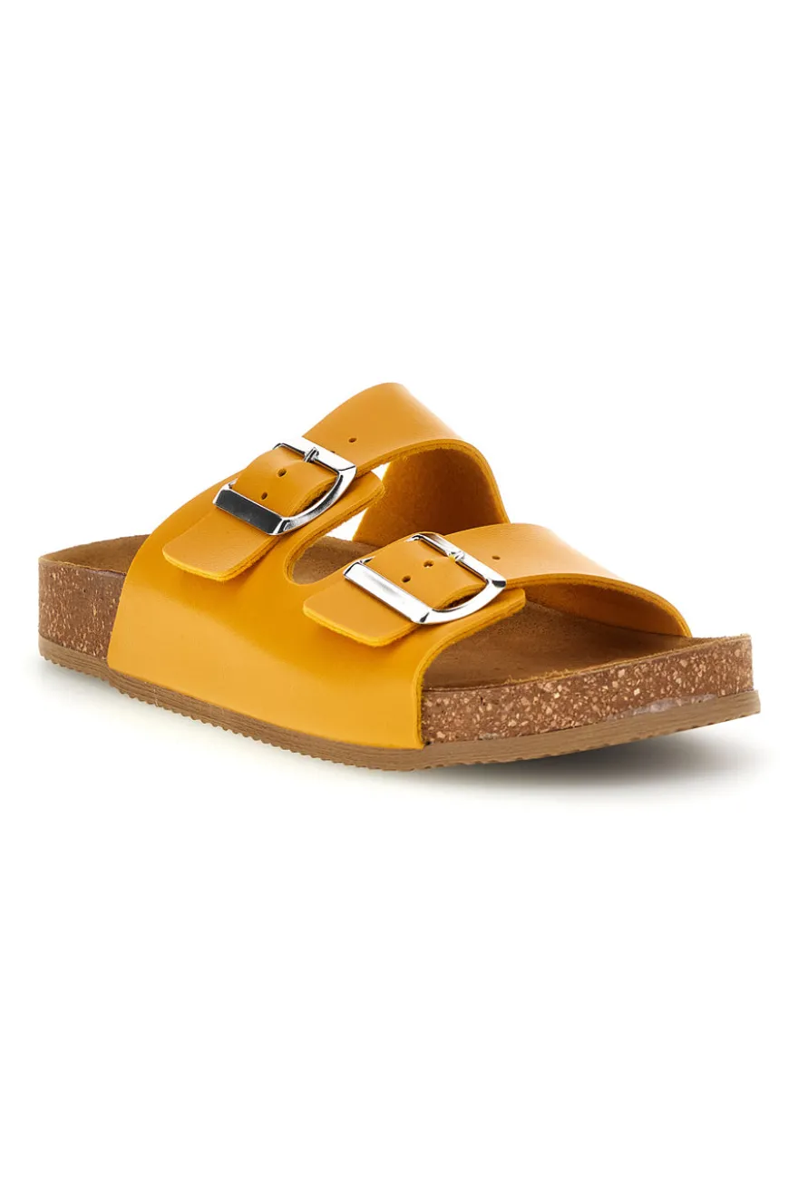 Pittarello Tierra doppelte gelbe Hausschuhe 335A20630SR