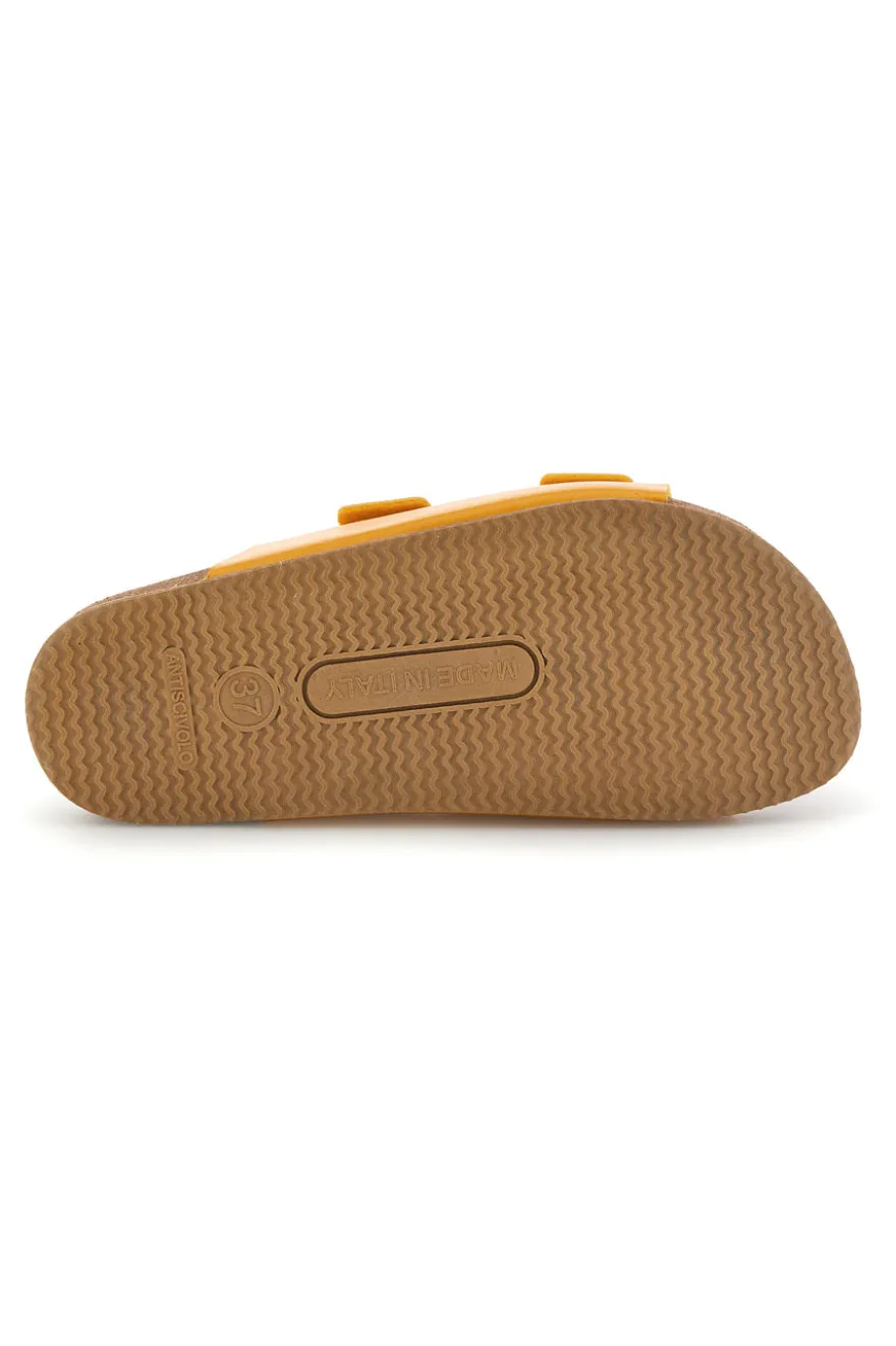 Pittarello Tierra doppelte gelbe Hausschuhe 335A20630SR