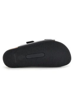 Pittarello Tierra doppelte schwarze Hausschuhe 335A20630SR