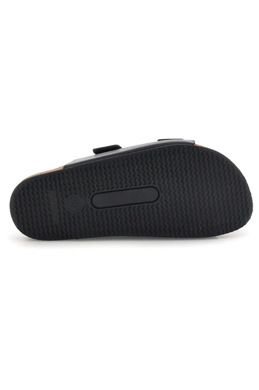 Pittarello Tierra doppelte schwarze Hausschuhe 335A20630SR