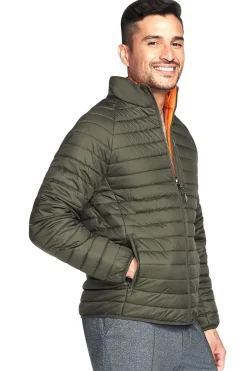Piumino Verde Reversibile Skechers GO SHIELD Altitude Reversible Jacket