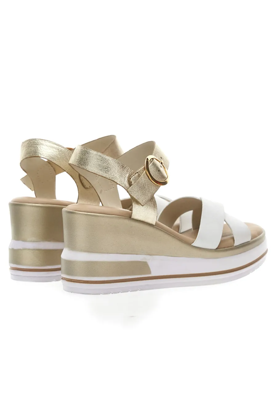 Plocadi Keilsandalen 19849 Weiß