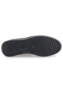 Plocadi MIN63 schwarze Stiefeletten mit seitlichem Reißverschluss und weicher Innensohle