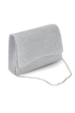 Pochette argento con glitter Nbg SERA/3534