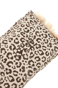 Pochette beige animalier con frange Basile CLASS BA22225