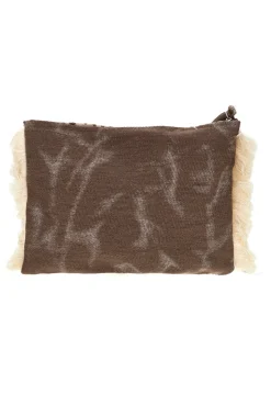 Pochette beige animalier con frange Basile CLASS BA22225