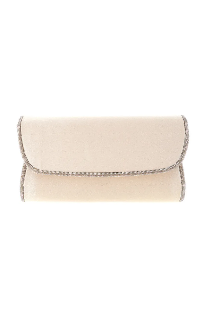 Pochette beige elegante con tracolla New bag SERA/3501