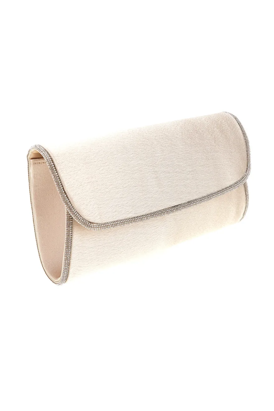 Pochette beige elegante con tracolla New bag SERA/3501